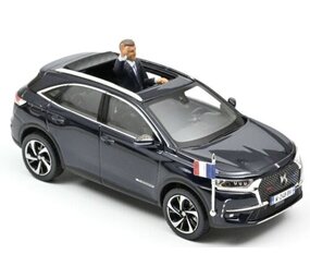 DS DS7 Crossback Presidential Car (Emmanuel Macron) 2017 + Figure - 1:43 - Norev DS DS7 Crossback Presidential Car (Emmanuel Macron) 2017 + Figure - 1:43 - Norev