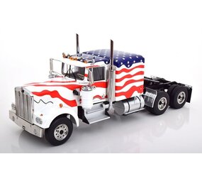 Kenworth Kenworth W900 Tractor 6x4 Stars & Stripes 1989 - 1:18 - Road Kings Kenworth Kenworth W900 Tractor 6x4 Stars & Stripes 1989 - 1:18 - Road Kings