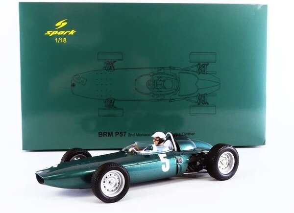 Formule 1 BRM P57 #5 2nd Monaco GP 1963 - 1:18 - Spark Formule 1 BRM P57 #5 2nd Monaco GP 1963 - 1:18 - Spark
