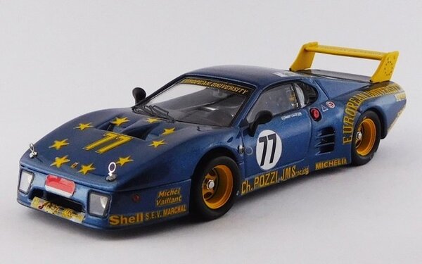 Ferrari Ferrari 512BB LM #77 Team Charles Pozzi JMS Racing 24H Le Mans 1980 - 1:43 - Best Model