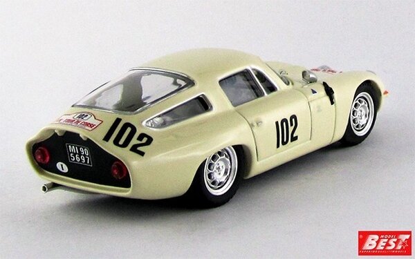 Alfa Romeo Alfa Romeo TZ1 #102 Rally Tour de Corse 1964 - 1:43 - Best Model Alfa Romeo Alfa Romeo TZ1 #102 Rally Tour de Corse 1964 - 1:43 - Best Model