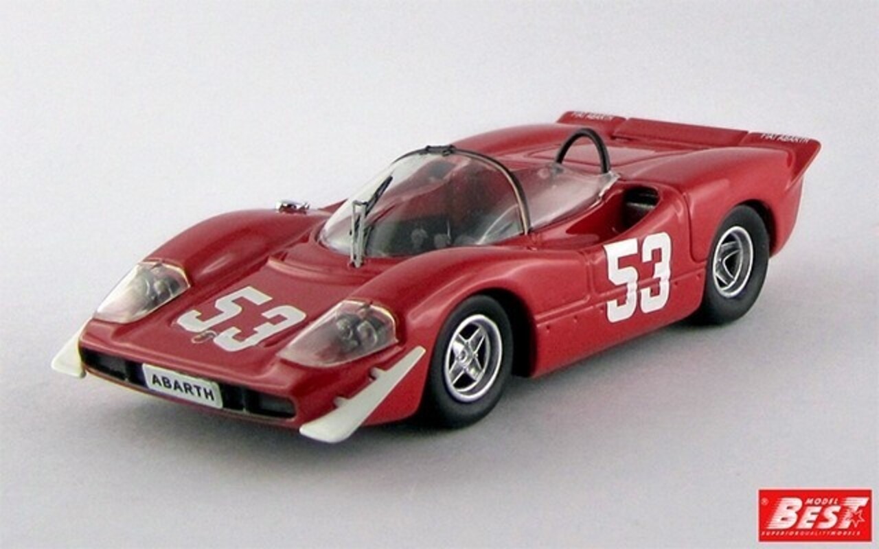 Fiat Fiat Abarth 2000 #53 Winner Imola (Italy) 1969 - 1:43 - Best Model Fiat Fiat Abarth 2000 #53 Winner Imola (Italy) 1969 - 1:43 - Best Model