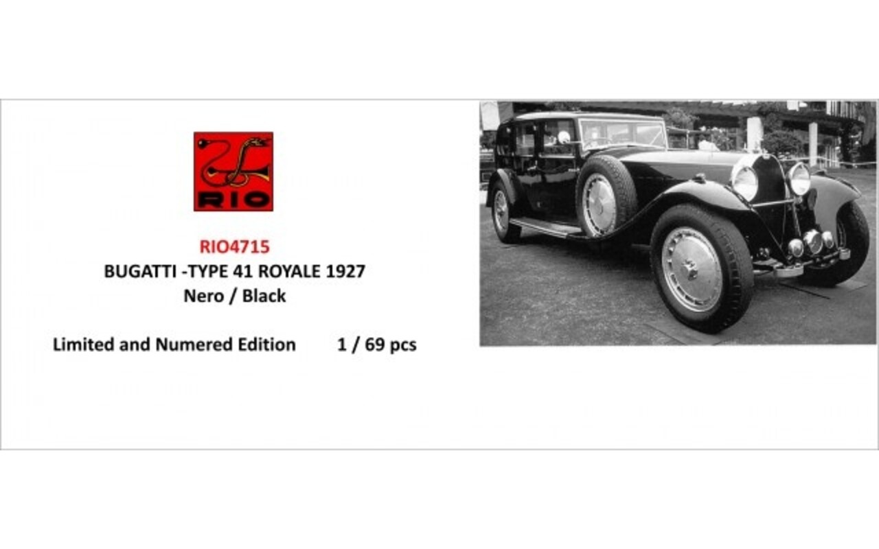 Bugatti Bugatti Type 41 Royale 1927 - 1:43