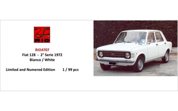 Fiat Fiat 128 II Series 1972 - 1:43 - Rio Fiat Fiat 128 II Series 1972 - 1:43 - Rio