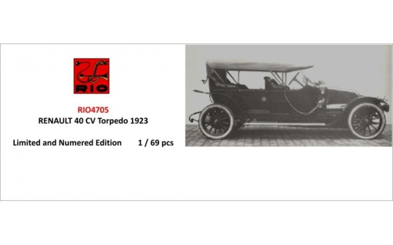 Renault Renault 40 CV Torpedo Cabriolet Closed 1923 - 1:43 - Rio Renault Renault 40 CV Torpedo Cabriolet Closed 1923 - 1:43 - Rio