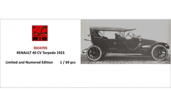 Renault Renault 40 CV Torpedo Cabriolet Closed 1923 - 1:43 - Rio Renault Renault 40 CV Torpedo Cabriolet Closed 1923 - 1:43 - Rio