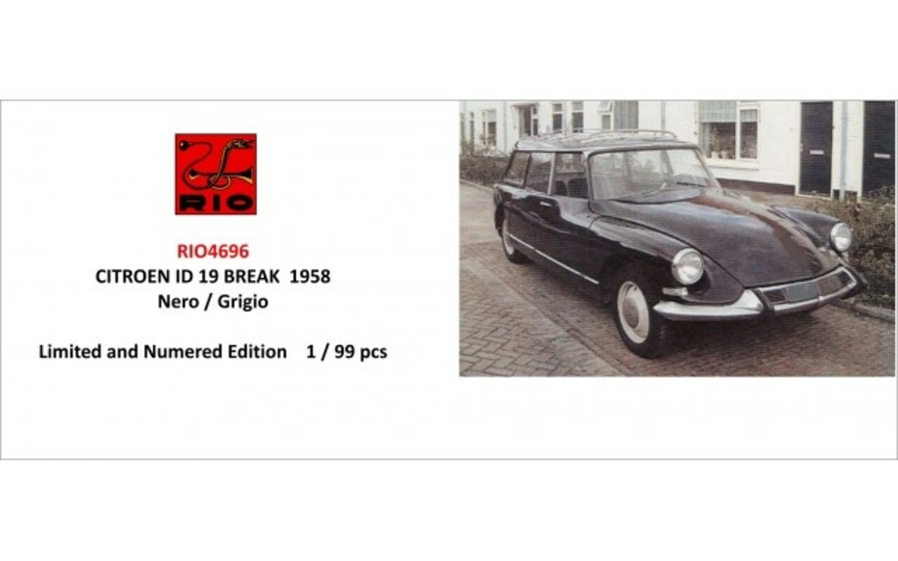 Citroen Citroen ID 19 Break 1958 - 1:43 - Rio Citroen Citroen ID 19 Break 1958 - 1:43 - Rio