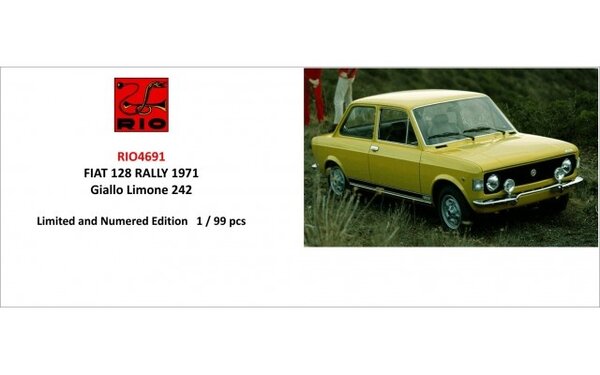 Fiat Fiat 128 Rally 1971 - 1:43 - Rio Fiat Fiat 128 Rally 1971 - 1:43 - Rio