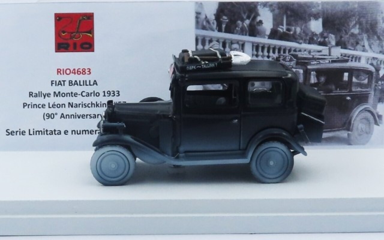 Fiat Fiat Balilla #57 Rally Monte Carlo 1933 - 1:43 - Rio