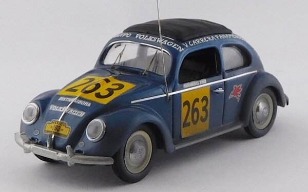 Volkswagen Volkswagen Beetle Maggiolino Closed Roof #263 Rally Panamericana 1954 - 1:43 - Rio
