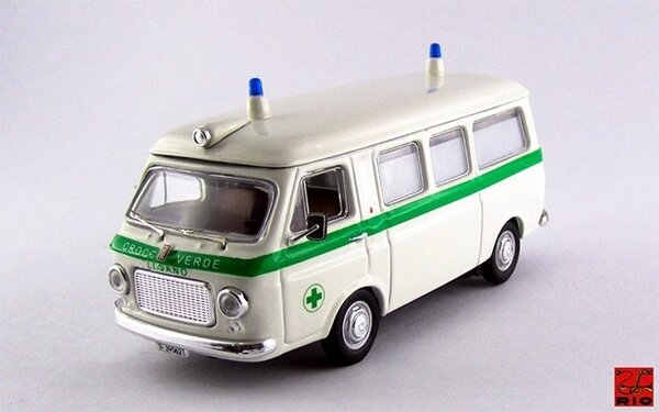 Fiat Fiat 238 Ambulance Green Cross Lugano Switzerland - 1:43 - Rio Fiat Fiat 238 Ambulance Green Cross Lugano Switzerland - 1:43 - Rio