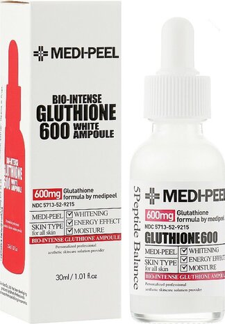 Medi-peel Medi-peel - Bio-Intense Glutathione 600 White Ampoule - 30ml Medi-peel Medi-peel - Bio-Intense Glutathione 600 White Ampoule - 30ml