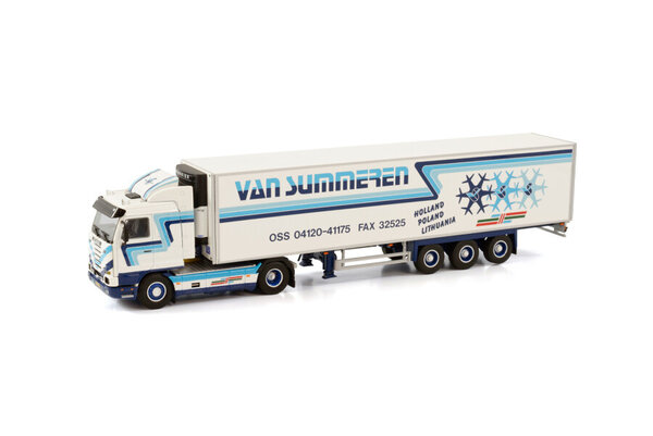 Scania Scania 3 Series Streamline 4x2 + Reefer Semitrailer 3 Axle 'Van Summeren'  - 1:50 - WSI Models