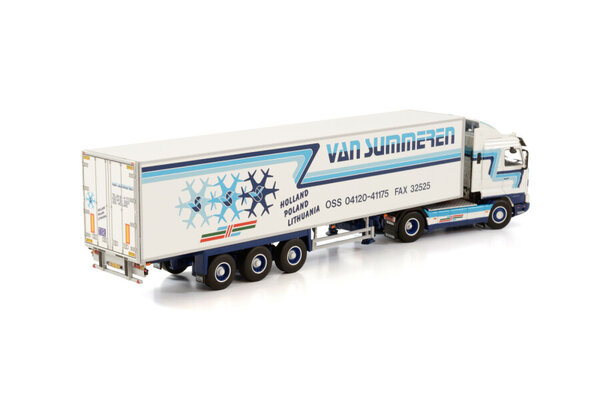 Scania Scania 3 Series Streamline 4x2 + Reefer Semitrailer 3 Axle 'Van Summeren'  - 1:50 - WSI Models