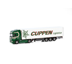Scania Scania R Highline CR20H 4x2 + Reefer Semitrailer 3 Axle 'Cuppen Logistics' -1:50 - WSI Models Scania Scania R Highline CR20H 4x2 + Reefer Semitrailer 3 Axle 'Cuppen Logistics' -1:50 - WSI Models
