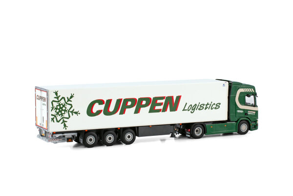 Scania Scania R Highline CR20H 4x2 + Reefer Semitrailer 3 Axle 'Cuppen Logistics' -1:50 - WSI Models Scania Scania R Highline CR20H 4x2 + Reefer Semitrailer 3 Axle 'Cuppen Logistics' -1:50 - WSI Models