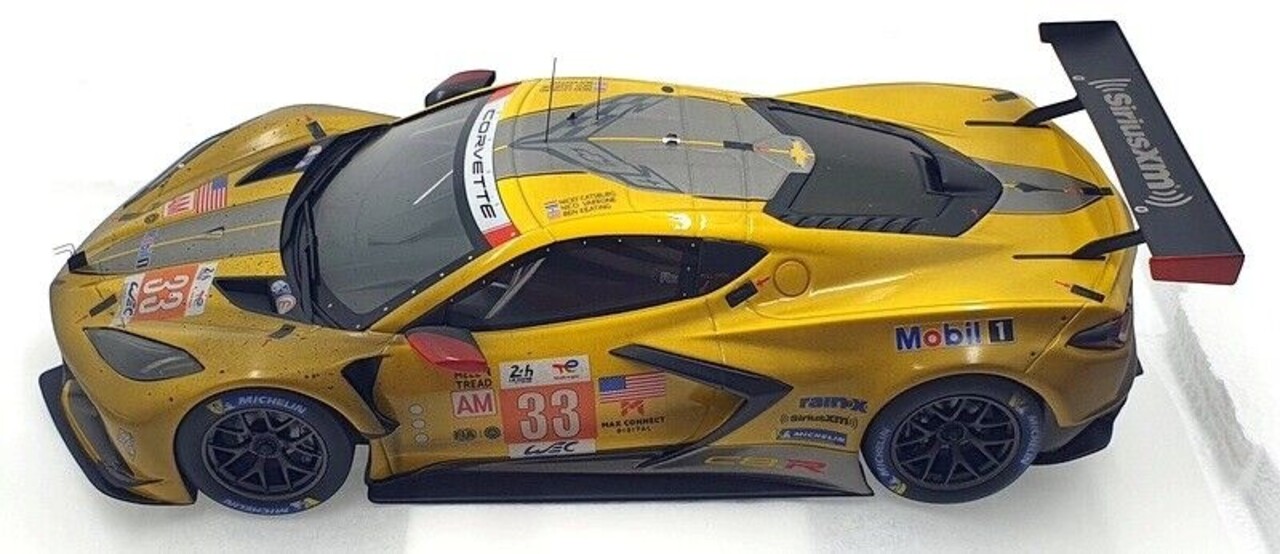 Chevrolet Chevrolet Corvette C8.R 5.5L V8 #33 Team Corvette Racing (After Race Weathered Version) Winner LMGTE AM Class 24H Le Mans 2023 - 1:18 - Top Speed