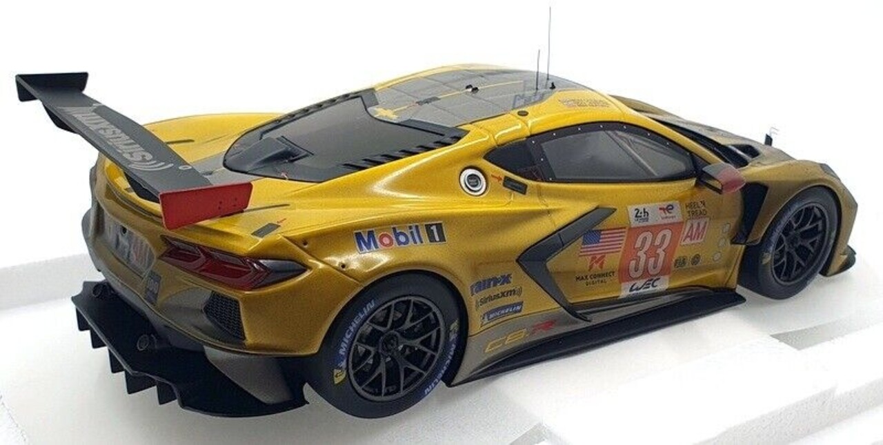 Chevrolet Chevrolet Corvette C8.R 5.5L V8 #33 Team Corvette Racing (After Race Weathered Version) Winner LMGTE AM Class 24H Le Mans 2023 - 1:18 - Top Speed