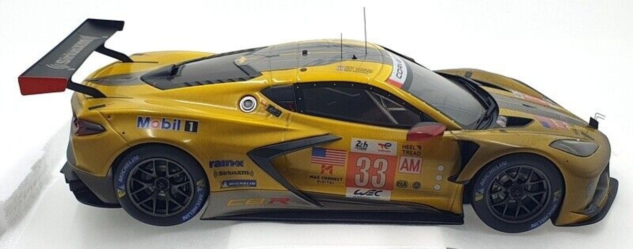 Chevrolet Chevrolet Corvette C8.R 5.5L V8 #33 Team Corvette Racing (After Race Weathered Version) Winner LMGTE AM Class 24H Le Mans 2023 - 1:18 - Top Speed