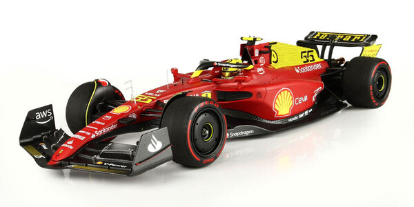 Formule 1 Ferrari  F1-75 #55 GP Italy 2022  C. Sainz  - 1:18 - BBR Formule 1 Ferrari  F1-75 #55 GP Italy 2022  C. Sainz  - 1:18 - BBR