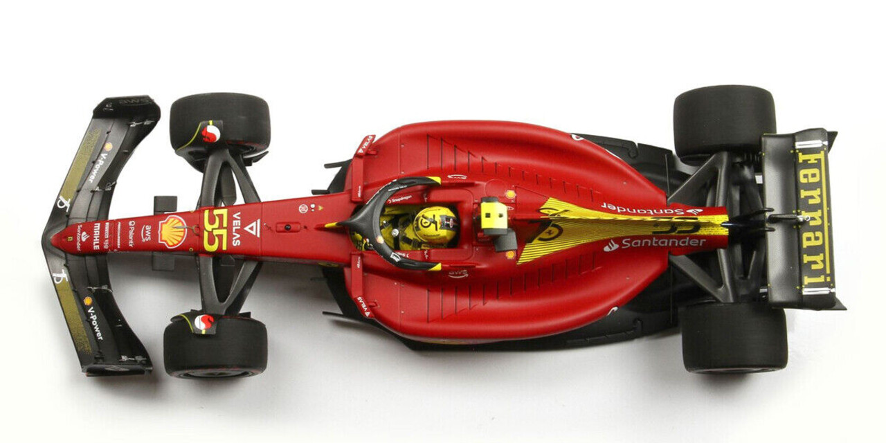 Formule 1 Ferrari  F1-75 #55 GP Italy 2022  C. Sainz  - 1:18 - BBR Formule 1 Ferrari  F1-75 #55 GP Italy 2022  C. Sainz  - 1:18 - BBR