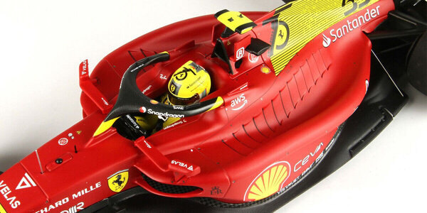 Formule 1 Ferrari  F1-75 #55 GP Italy 2022  C. Sainz  - 1:18 - BBR Formule 1 Ferrari  F1-75 #55 GP Italy 2022  C. Sainz  - 1:18 - BBR