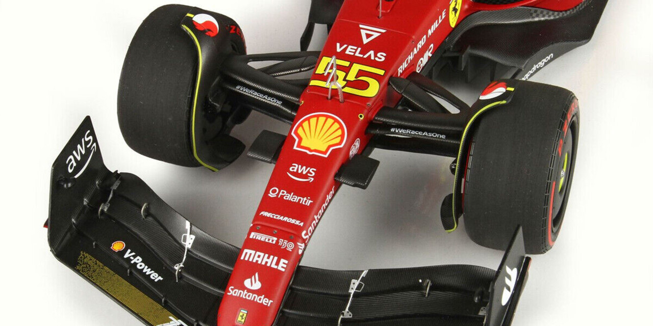 Formule 1 Ferrari  F1-75 #55 GP Italy 2022  C. Sainz  - 1:18 - BBR Formule 1 Ferrari  F1-75 #55 GP Italy 2022  C. Sainz  - 1:18 - BBR