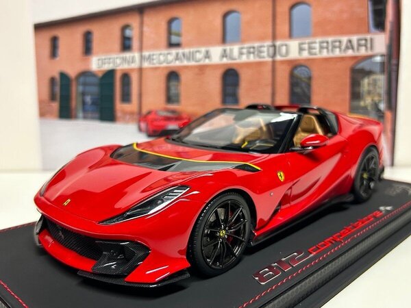 Ferrari Ferrari 812 Competizione A (Break Disc Red - Wheels Carbon Fiber) - 1:18 - BBR Ferrari Ferrari 812 Competizione A (Break Disc Red - Wheels Carbon Fiber) - 1:18 - BBR