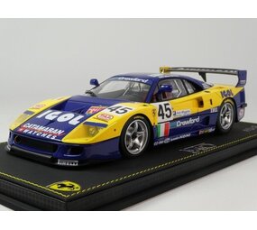 Ferrari Ferrari F40 GTE 3.5L Turbo V8 #45 Team Ennea SRL Igol 24H Le Mans 1996 - 1:18 - BBR
