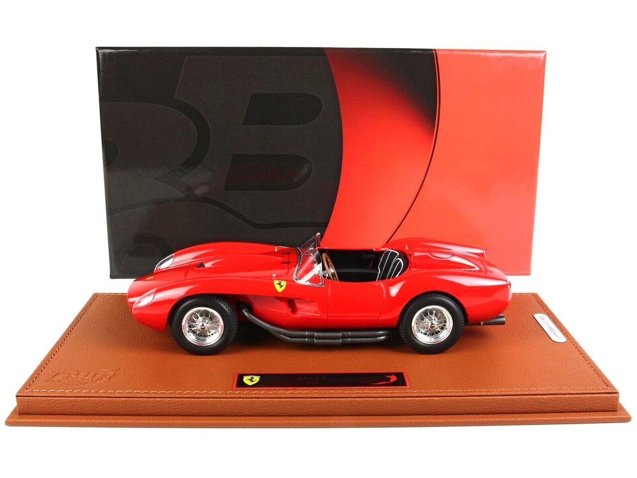 Ferrari Ferrari 250TR Testarossa Spider 1957 + Showcase - 1:18 - BBR Ferrari Ferrari 250TR Testarossa Spider 1957 + Showcase - 1:18 - BBR