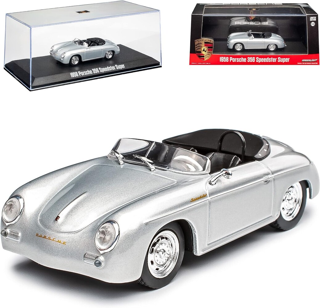 Porsche Porsche 356 Speedster Super 1958 - 1:43 - Greenlight Porsche Porsche 356 Speedster Super 1958 - 1:43 - Greenlight