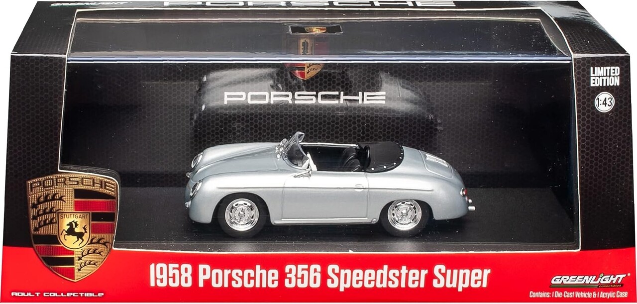 Porsche Porsche 356 Speedster Super 1958 - 1:43 - Greenlight Porsche Porsche 356 Speedster Super 1958 - 1:43 - Greenlight