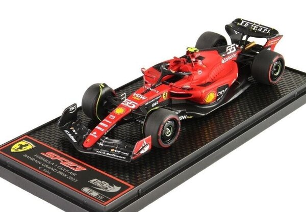 Formule 1 Ferrari SF23 #55 Team Scuderia Ferrari 4th GP Bahrain 2023 Carlos Sainz - 1:43 - BBR Formule 1 Ferrari SF23 #55 Team Scuderia Ferrari 4th GP Bahrain 2023 Carlos Sainz - 1:43 - BBR