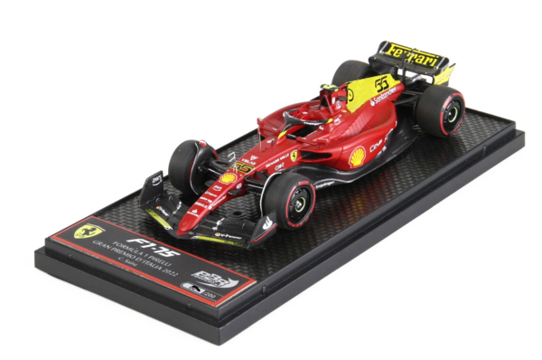Formule 1 Ferrari F1-75 #55 Team Scuderia Ferrari 4th  GP Italy  2022 C.Sainz - 1:43 - BBR Formule 1 Ferrari F1-75 #55 Team Scuderia Ferrari 4th  GP Italy  2022 C.Sainz - 1:43 - BBR