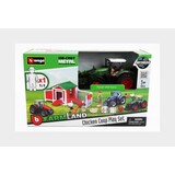 Fendt Fendt Vario 1050 Tractor 2016 + Farm Chicken Coop Play Set - 1:50 - Bburago Fendt Fendt Vario 1050 Tractor 2016 + Farm Chicken Coop Play Set - 1:50 - Bburago
