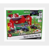 New Holland New Holland T7.315 Tractor 2009 + Farm Barn Play Set - 1:50 - Bburago New Holland New Holland T7.315 Tractor 2009 + Farm Barn Play Set - 1:50 - Bburago