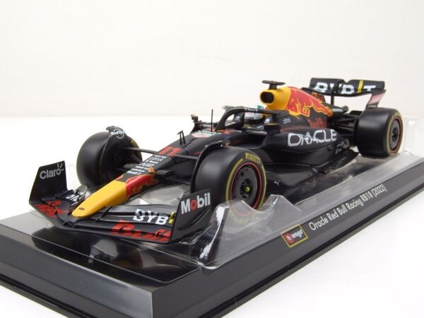 Formule 1 Red Bull RB18 Team Oracle Red Bull Racing #11 GP Abu Dhabi 2022 S.Perez + Pilot - 1:24 - Bburago