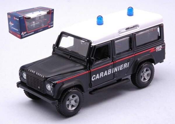 Land Rover Land Rover Defender Station Wagon  LWB Carabinieri 1995 - 1:32 - Bburago Land Rover Land Rover Defender Station Wagon  LWB Carabinieri 1995 - 1:32 - Bburago
