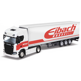 Scania Scania S 730 Highline Cab 4x2 + ContainerTrailer 3 Axle "Eibach' - 1:43 - Bburago Scania Scania S 730 Highline Cab 4x2 + ContainerTrailer 3 Axle "Eibach' - 1:43 - Bburago