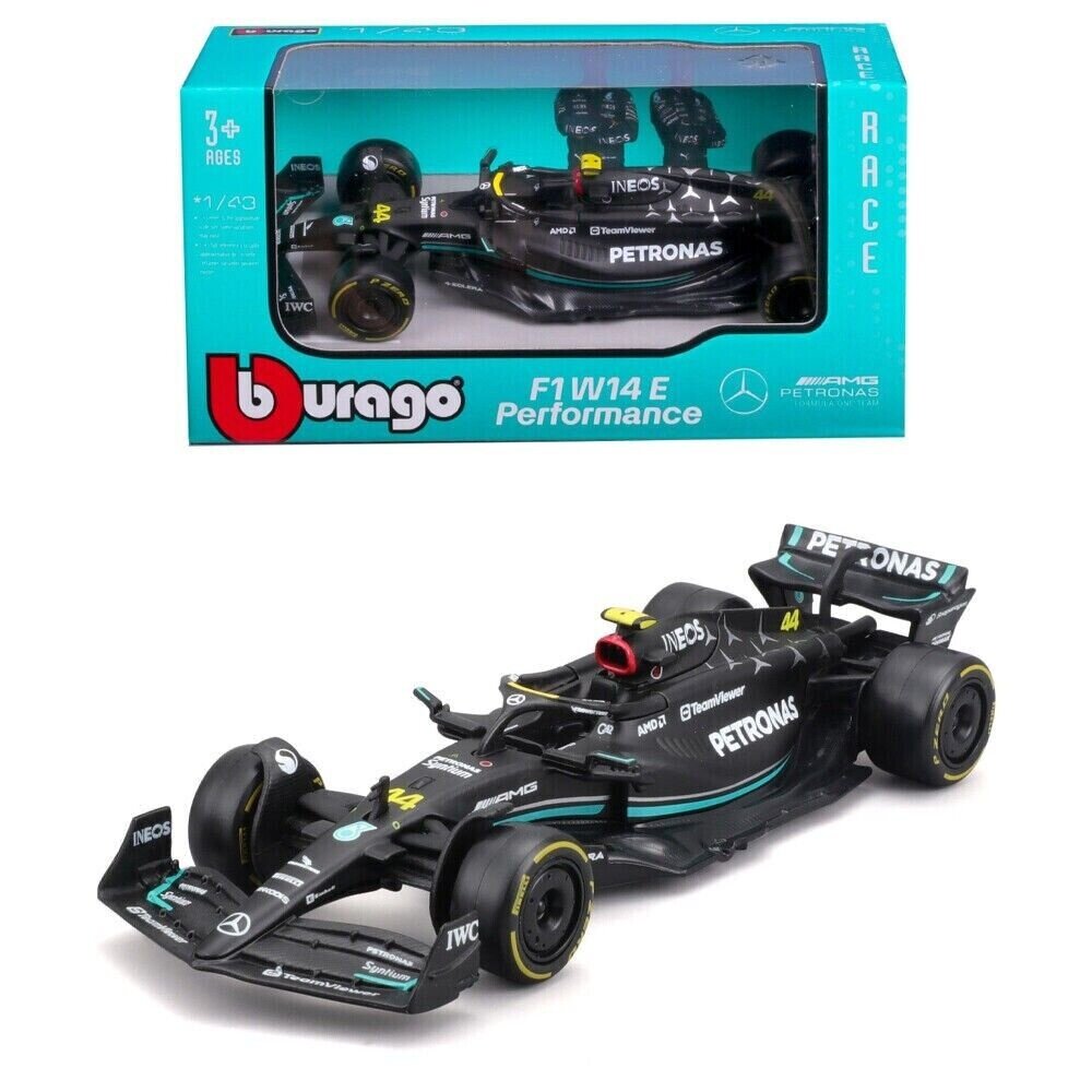 Formule 1 Mercedes-Benz AMG W14 #44 Petronas Season Car L. Hamilton - 1:43 - Bburago Formule 1 Mercedes-Benz AMG W14 #44 Petronas Season Car L. Hamilton - 1:43 - Bburago