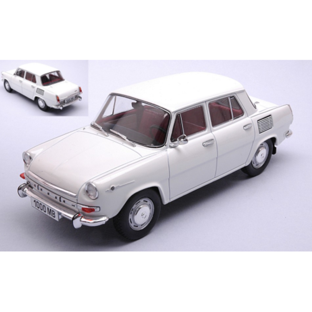 Skoda Skoda 1000 MB 1968 - 1:24 - Whitebox Skoda Skoda 1000 MB 1968 - 1:24 - Whitebox