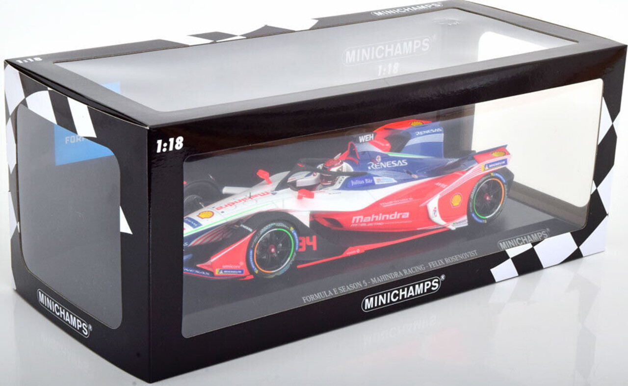 Formule E Season 5 Mahindra Racing #94 - 1:18 - Minichamps Formule E Season 5 Mahindra Racing #94 - 1:18 - Minichamps