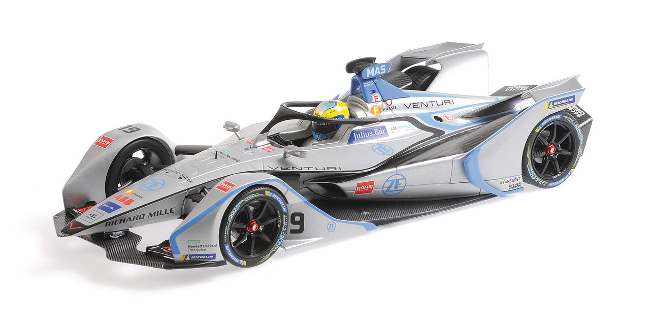 Formule E Season 5 Venturi Formula E Team #19 - 1:18 - Minichamps Formule E Season 5 Venturi Formula E Team #19 - 1:18 - Minichamps