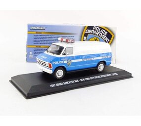Dodge Dodge Ram B250 Van (NYPD) 1987 - 1:43 - Greenlight Dodge Dodge Ram B250 Van (NYPD) 1987 - 1:43 - Greenlight