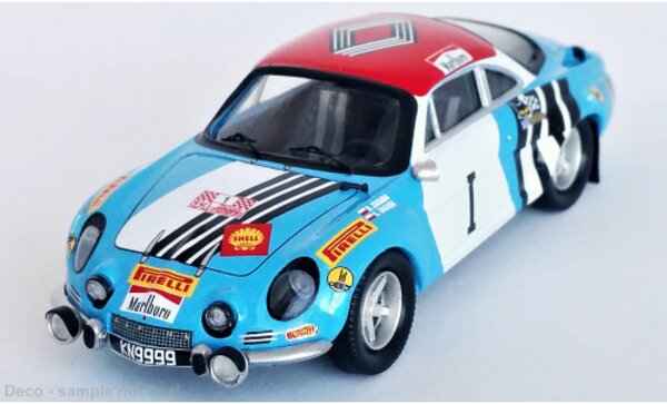 Alpine Alpine Renault A110 #1 Rally EM Rally Poland 1974 - 1:43 - Troféu Alpine Alpine Renault A110 #1 Rally EM Rally Poland 1974 - 1:43 - Troféu