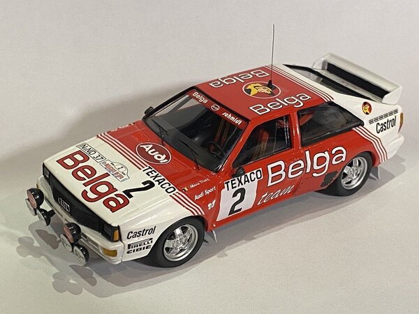 Audi Audi Quattro #2 Belga Rally Boucles de Spa 1983 - 1:43 - Troféu Audi Audi Quattro #2 Belga Rally Boucles de Spa 1983 - 1:43 - Troféu