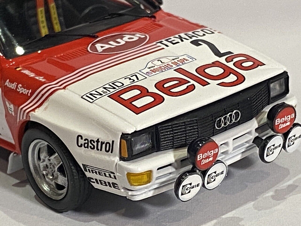 Audi Audi Quattro #2 Belga Rally Boucles de Spa 1983 - 1:43 - Troféu Audi Audi Quattro #2 Belga Rally Boucles de Spa 1983 - 1:43 - Troféu