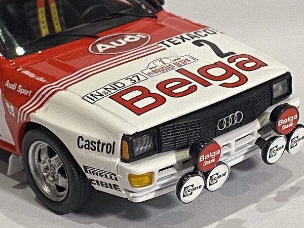 Audi Audi Quattro #2 Belga Rally Boucles de Spa 1983 - 1:43 - Troféu Audi Audi Quattro #2 Belga Rally Boucles de Spa 1983 - 1:43 - Troféu
