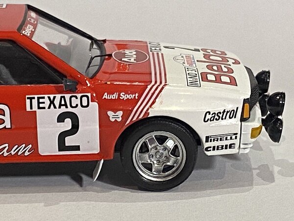 Audi Audi Quattro #2 Belga Rally Boucles de Spa 1983 - 1:43 - Troféu Audi Audi Quattro #2 Belga Rally Boucles de Spa 1983 - 1:43 - Troféu