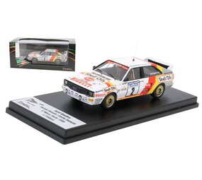 Audi Audi Quattro #2 Shell Oils 4th Rally Manx (Isle of Man)  1985 - 1:43 - Troféu Audi Audi Quattro #2 Shell Oils 4th Rally Manx (Isle of Man)  1985 - 1:43 - Troféu